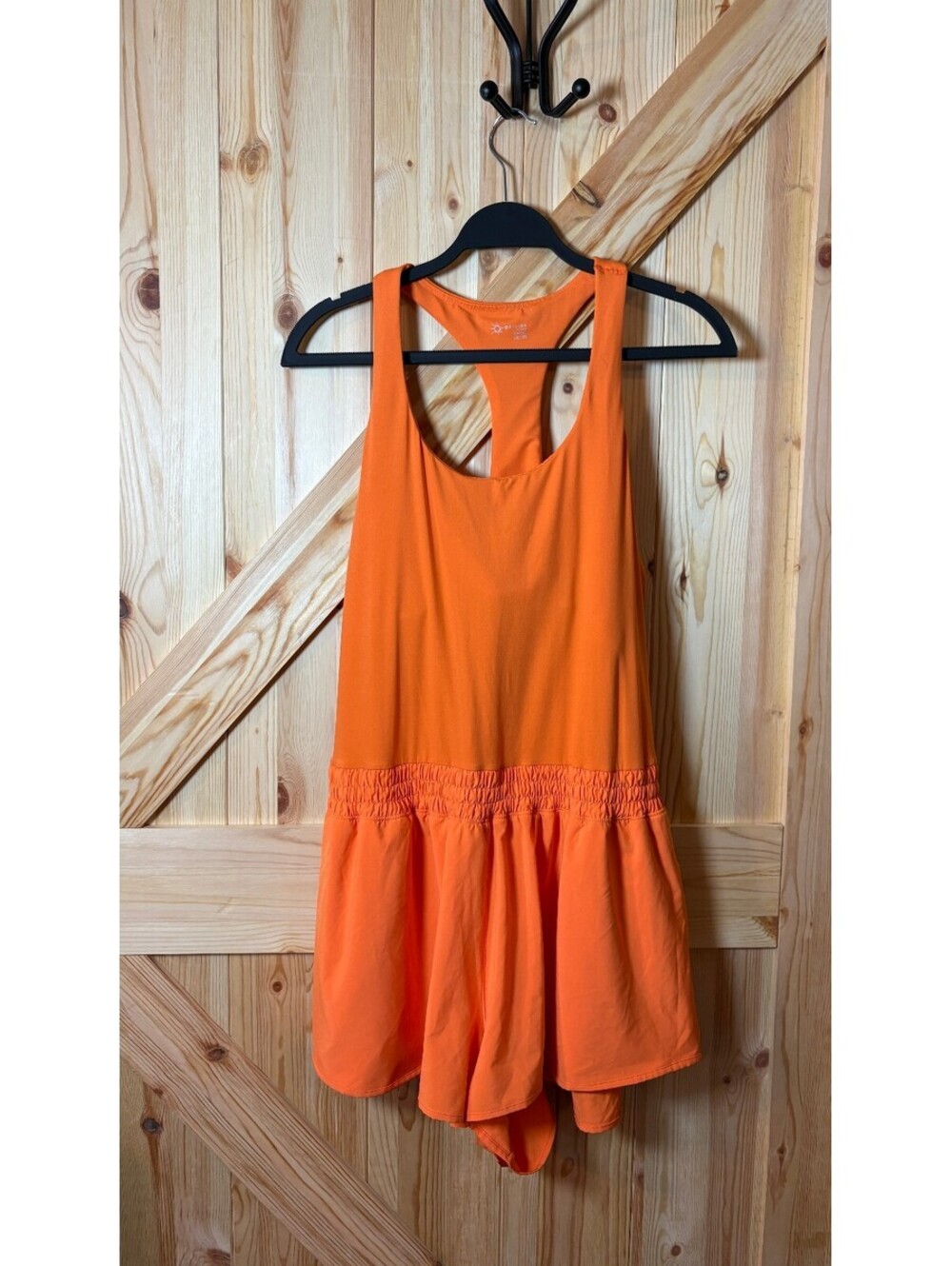 Offline by Aerie Orange Athletic Romper with Pockets Size XXL